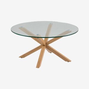 AC Design Furniture – Soffbord Milou, 82 x 82 cm – Transparent – Soffbord – Från Homeroom