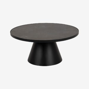 AC Design Furniture – Soffbord Solen, diameter 85,7 cm – Svart – Soffbord – Från Homeroom