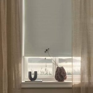 NOX mörkläggande rullgardin – höjd 210 cm Naturvit