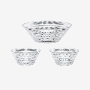 Nachtmann – Skål Set Ethno 1x27cm + 2x16cm – Transparent – Skålar – Från Homeroom