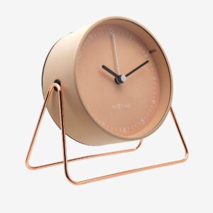 NeXtime – Bordsklocka Berlin 14 cm – Rosa – Väggklockor & bordsur – Från Homeroom