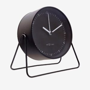 NeXtime – Bordsklocka Berlin 14 cm – Svart – Väggklockor & bordsur – Från Homeroom