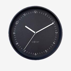 NeXtime – Väggklocka Berlin 30 – Svart – Väggklockor & bordsur – Från Homeroom