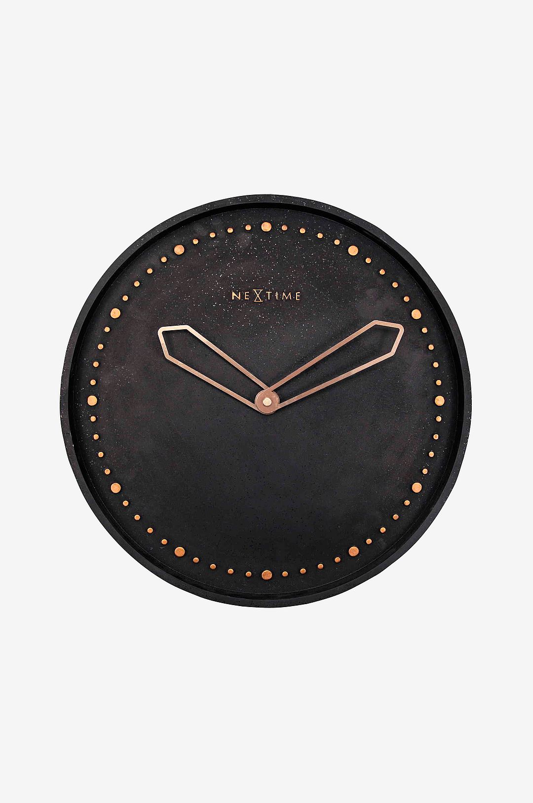 NeXtime - Väggklocka Cross Ø35 cm - Svart - Väggklockor & bordsur - Från Homeroom