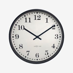 NeXtime – Väggklocka Dickens 30 cm – Svart – Väggklockor & bordsur – Från Homeroom