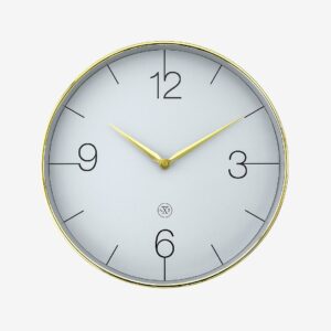 NeXtime – Väggklocka Finesse Nxt 30,5 cm – Guld – Väggklockor & bordsur – Från Homeroom