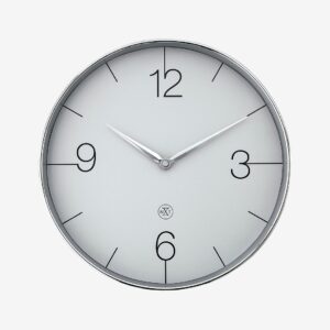 NeXtime – Väggklocka Finesse Nxt 30,5 cm – Krom – Väggklockor & bordsur – Från Homeroom