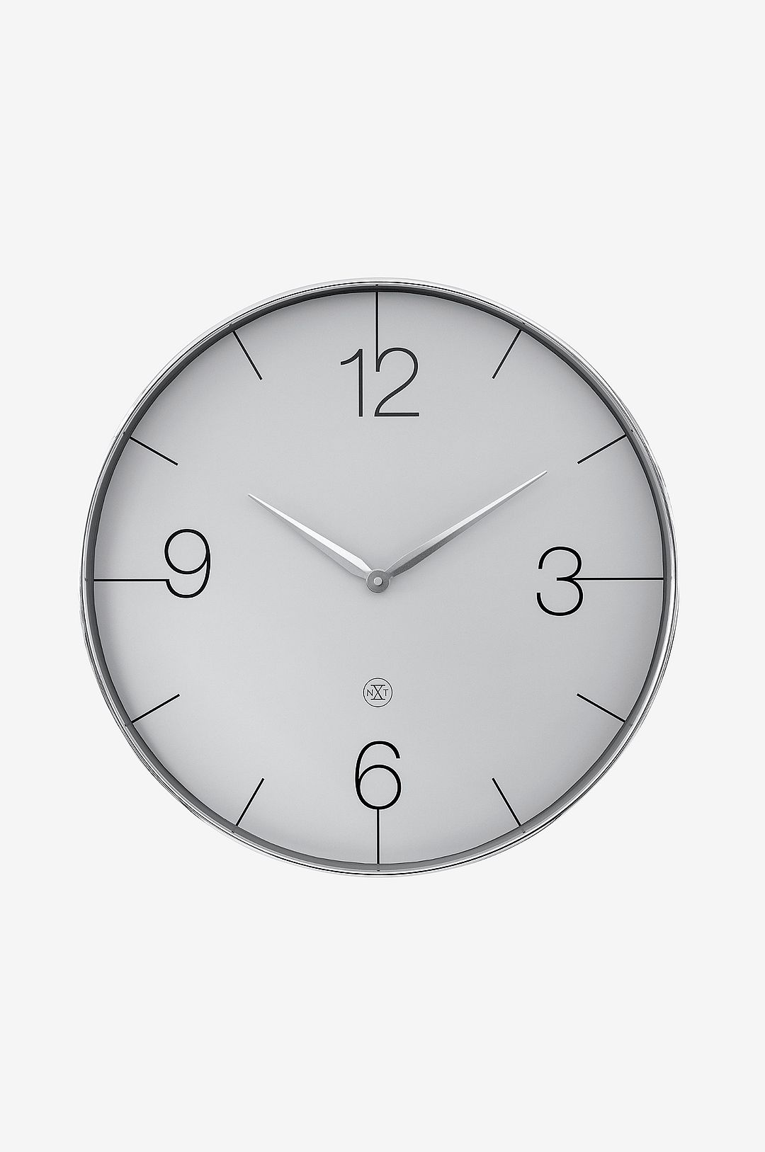 NeXtime - Väggklocka Finesse Stor Nxt 51 cm - Krom - Väggklockor & bordsur - Från Homeroom