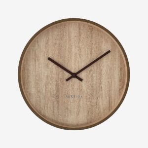 NeXtime – Väggklocka Oslo 30 cm – Brun – Väggklockor & bordsur – Från Homeroom