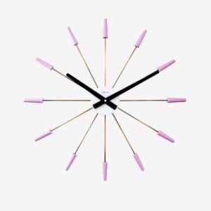 NeXtime – Väggklocka Plug In 58 cm – Lila – Väggklockor & bordsur – Från Homeroom