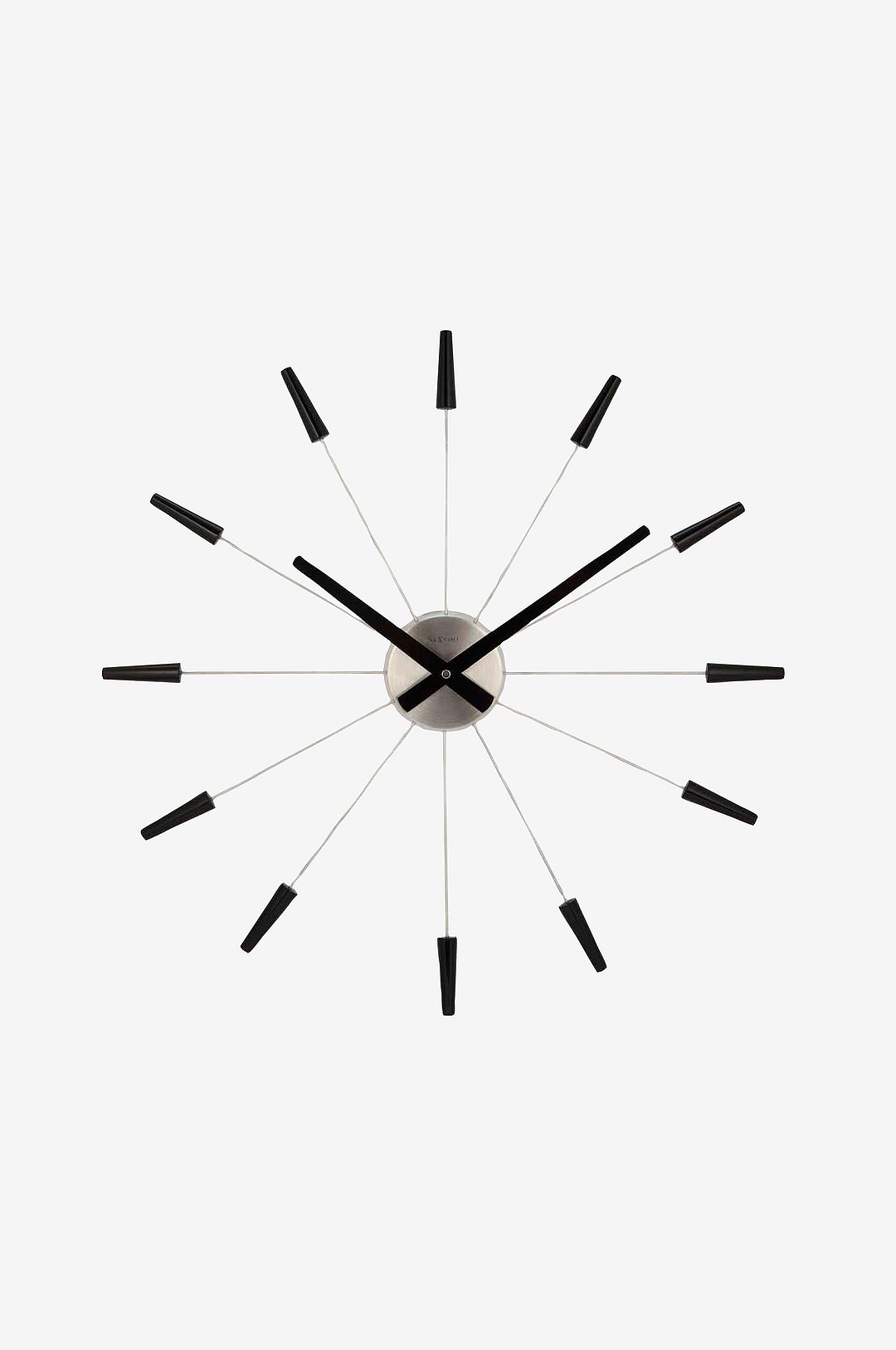 NeXtime - Väggklocka Plug Inn Ø58 cm - Svart - Väggklockor & bordsur - Från Homeroom