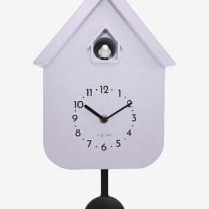 NeXtime – Väggklocka Twitter 21,5×41,5 cm – Lila – Väggklockor & bordsur – Från Homeroom