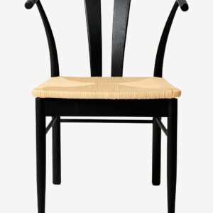 Nordic Furniture Group – Matstol Chiba i lackad ek, 2-pack – Svart – Stolar – Från Homeroom