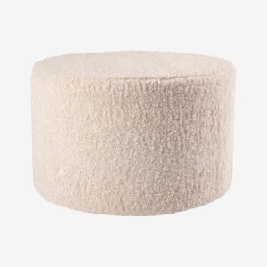 Nordic Furniture Group – Puff Shaun, dia 55 – Vit – Fotpallar & puffar – Från Homeroom