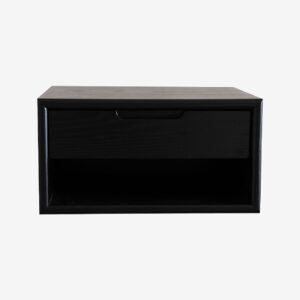 Nordic Furniture Group – Sängbord för vägg Emma – Svart – Sängbord – Från Homeroom