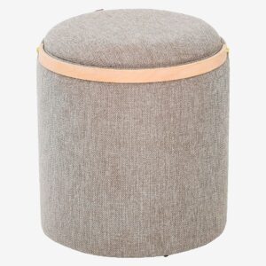 Nordic Furniture Group – Sittpuff med förvaring Lykke – Grå – Fotpallar & puffar – Från Homeroom