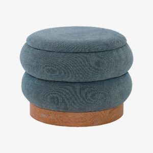 Nordic Furniture Group – Sittpuff med förvaring Tilde – Blå – Fotpallar & puffar – Från Homeroom