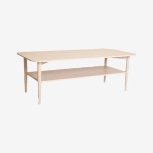 Nordic Furniture Group – Soffbord Kalmar med hylla, 135×65 – Natur – Soffbord – Från Homeroom