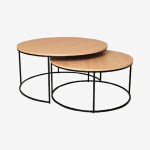 Nordic Furniture Group – Soffbord Muran, set om 2 – Natur – Soffbord – Från Homeroom