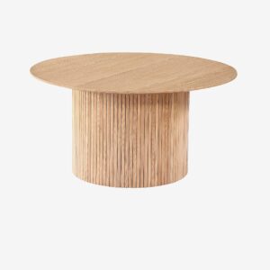 Nordic Furniture Group – Soffbord Scarlett, Ø 90 cm – Natur – Soffbord – Från Homeroom