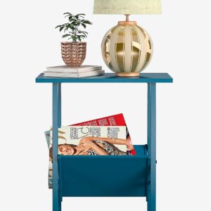 Novogratz – Ändbord Regal – Blå – Avlastningsbord & sidobord – Från Homeroom