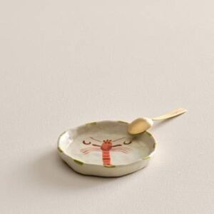 OCEAN serveringstallrik ø 13 cm Naturvit/multi