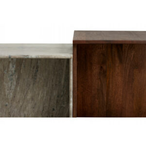 ODRA Bord Mangoträ Marmor