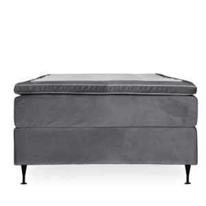 OPERA 120 Kontinentalsäng Sammet Mörkgrå