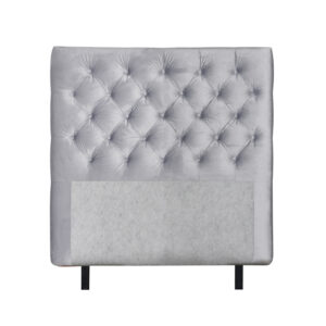 OPERA 120 Sänggavel Sammet Ljusgrå