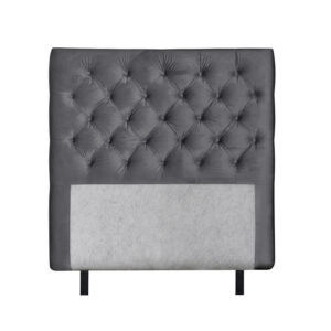 OPERA 120 Sänggavel Sammet Mörkgrå