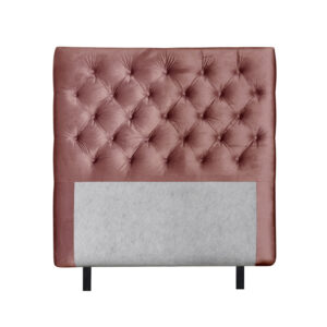 OPERA 120 Sänggavel Sammet Rosa