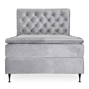 OPERA 120 Sängpaket Sammet Ljusgrå