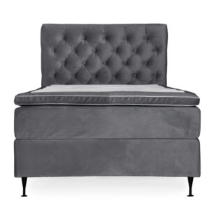 OPERA 120 Sängpaket Sammet Mörkgrå