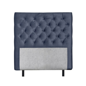 OPERA 140 Sänggavel Sammet Blå