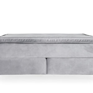 OPERA 160 Kontinentalsäng Sammet Ljusgrå