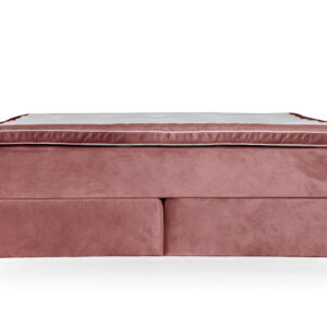 OPERA 160 Kontinentalsäng Sammet Rosa