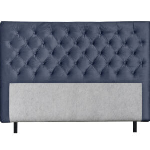 OPERA 160 Sänggavel Sammet Blå