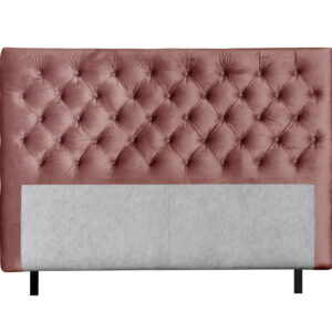 OPERA 160 Sänggavel Sammet Rosa