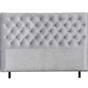 OPERA 180 Sänggavel Sammet Ljusgrå