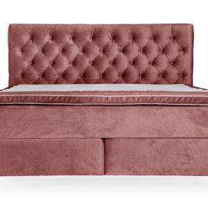 OPERA 180 Sängpaket Sammet Rosa