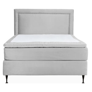 OPERA/PERLA Sängpaket 120 Sammet Ljusgrå