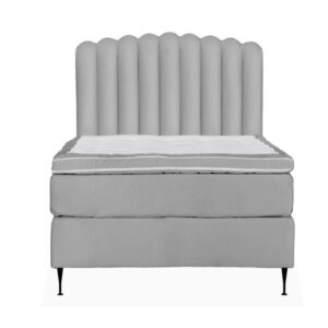 OPERA/PRIMO HIGH 120 Sängpaket Sammet Ljusgrå