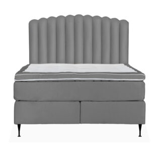 OPERA/PRIMO HIGH 140 Sängpaket Sammet Mörkgrå