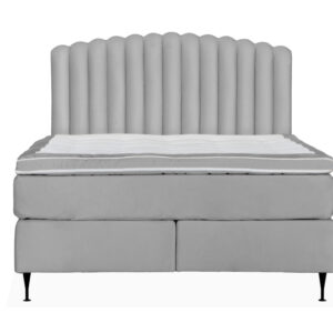 OPERA/PRIMO HIGH 160 Sängpaket Sammet Ljusgrå