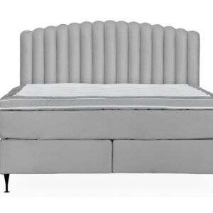 OPERA/PRIMO HIGH 180 Sängpaket Sammet Ljusgrå