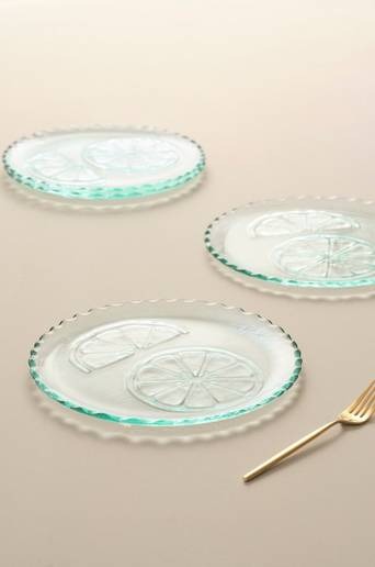 ORANGINA tallrik 4-pack ø 27 cm Transparent