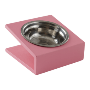 OTTIS hundmatskål/kattmatskål – enkel Rosa