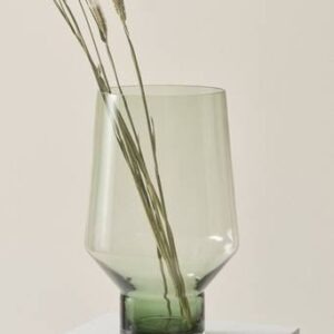 PALACE glasvas – höjd 35 cm Grön