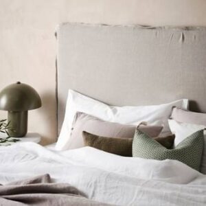 PALMA sänggavel 160 cm Linnebeige