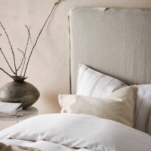 PALMA sänggavel 90 cm Linnebeige